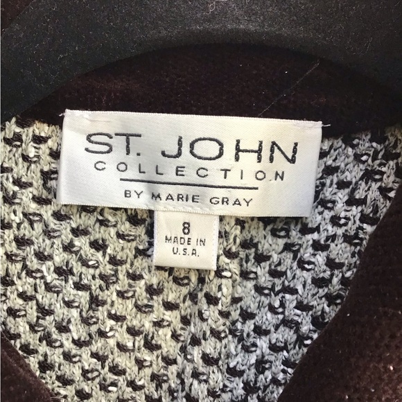 St. John collection Boucle jacket size 8 - Picture 3 of 5